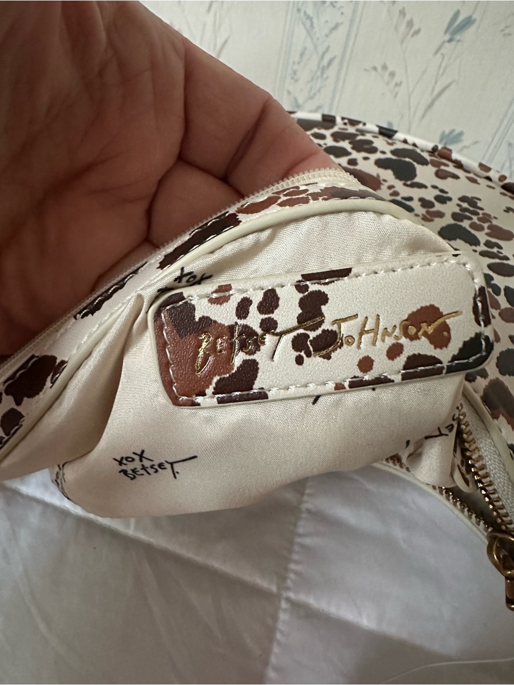 Betsey Johnson Cow Print Hobo - Picture 8 of 9